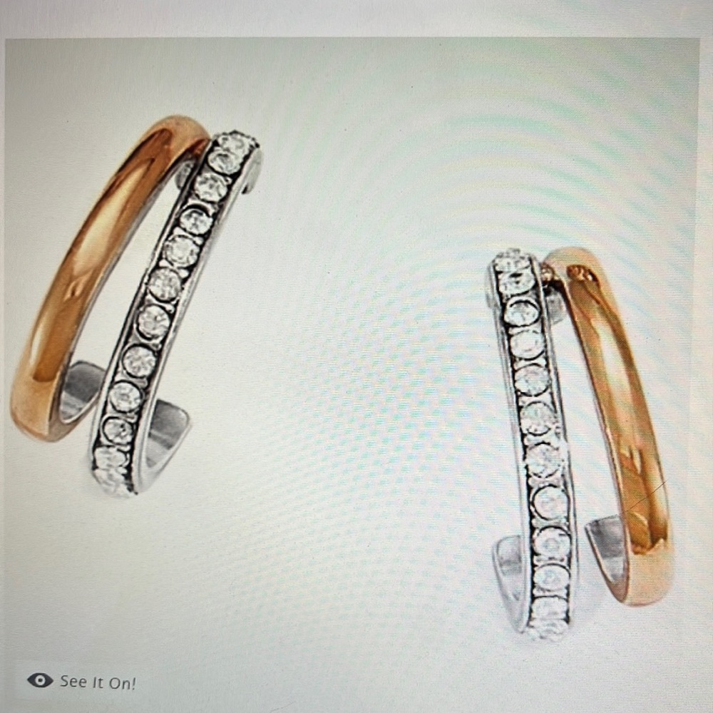 Brighton Neptune’s rings post hoop earrings